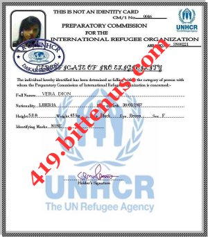 Intrnational refugee organization